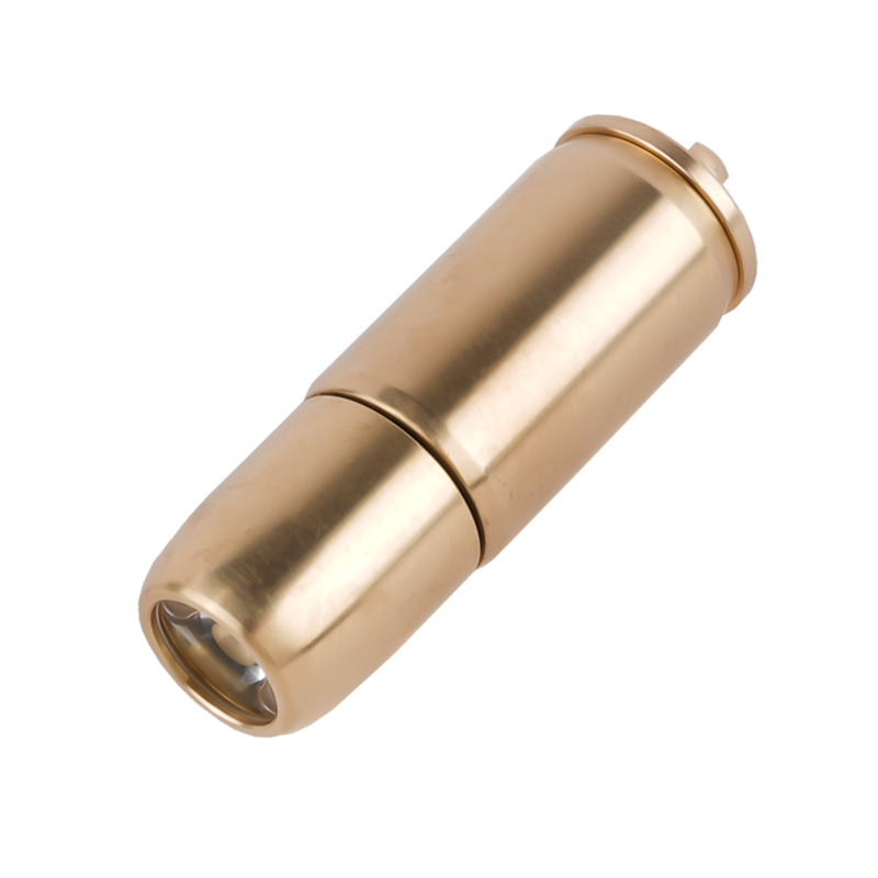 PoleShine Keychain Flashlight - 130 Lumens|3 Modes| Rechargeable|Titanium alloy |Waterproof|Elegant EDC Essential|ZD101