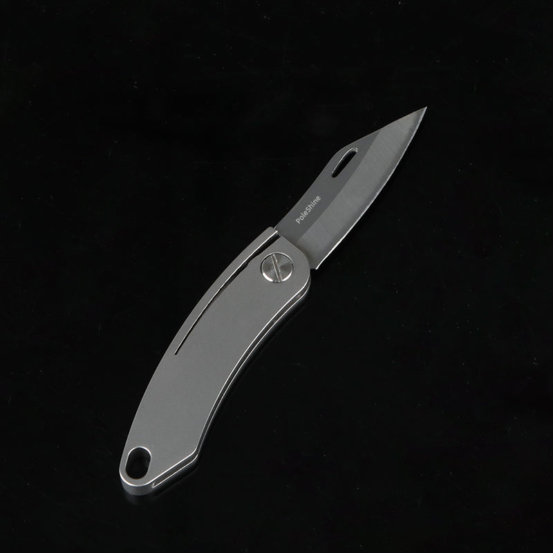 Cuchillo plegable de titanio