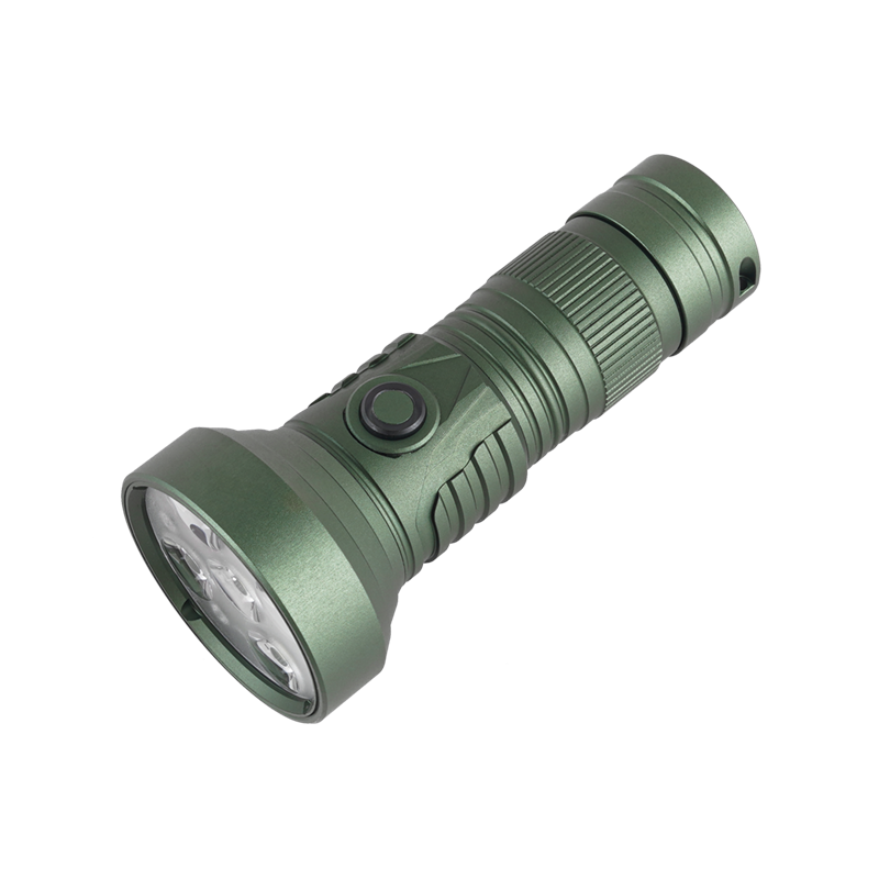 Lampe de poche PoleShine 2000 lumens | 5 modes | Lumière rouge | Stroboscope tactique | EDC pratique | DT901