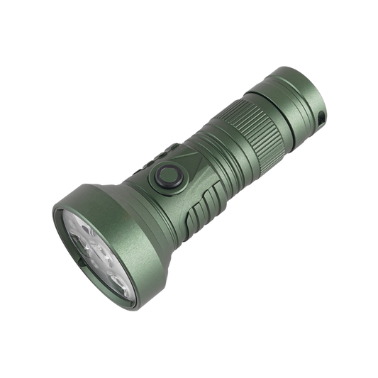 Lampe de poche PoleShine 2000 lumens | 5 modes | Lumière rouge | Stroboscope tactique | EDC pratique | DT901