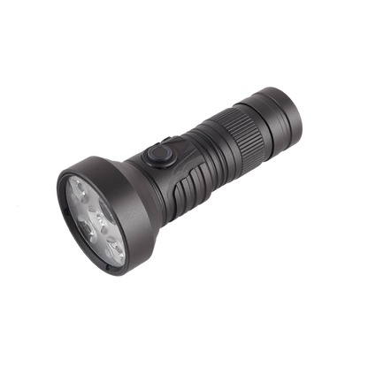 Lampe de poche PoleShine 2000 lumens | 5 modes | Lumière rouge | Stroboscope tactique | EDC pratique | DT901