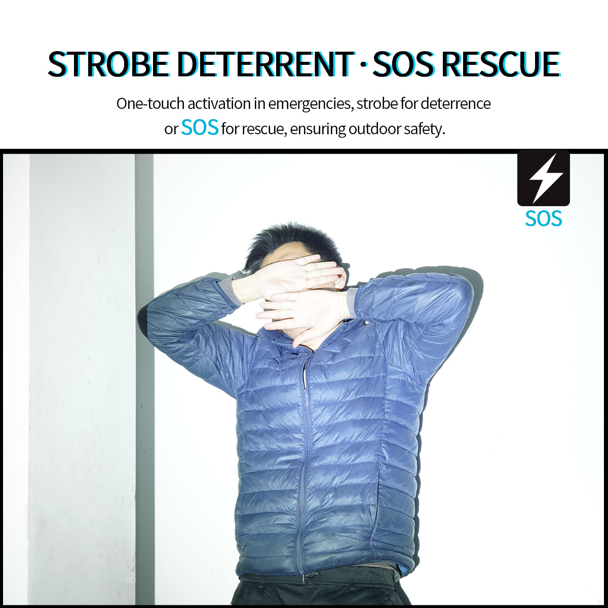 Linterna Táctica PoleShine - 1050 Lúmenes | Alcance 1000m | 5 Modos | Strobe + SOS | Recargable | Impermeable | C8SG