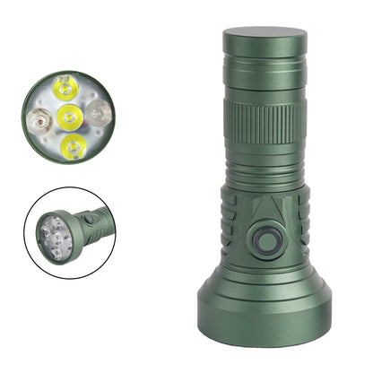Lampe de poche PoleShine 2000 lumens | 5 modes | Lumière rouge | Stroboscope tactique | EDC pratique | DT901
